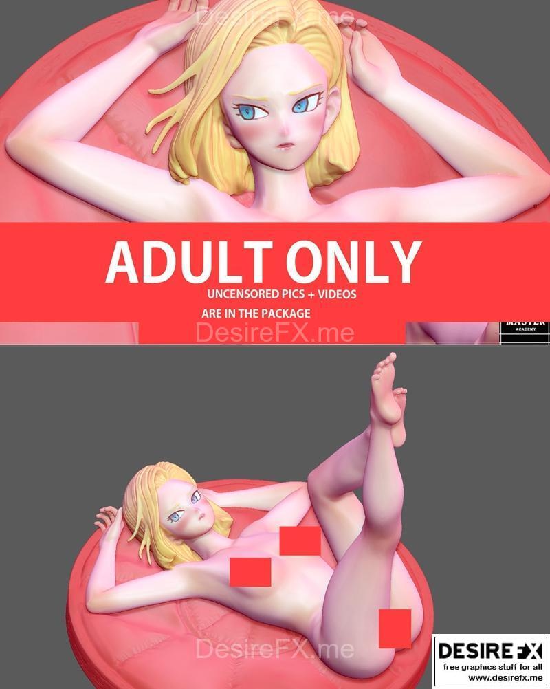 Figuremaster - Android 18 3D打印模型|Figuremaster – Android 18 NSFW – 3D Print Model STL