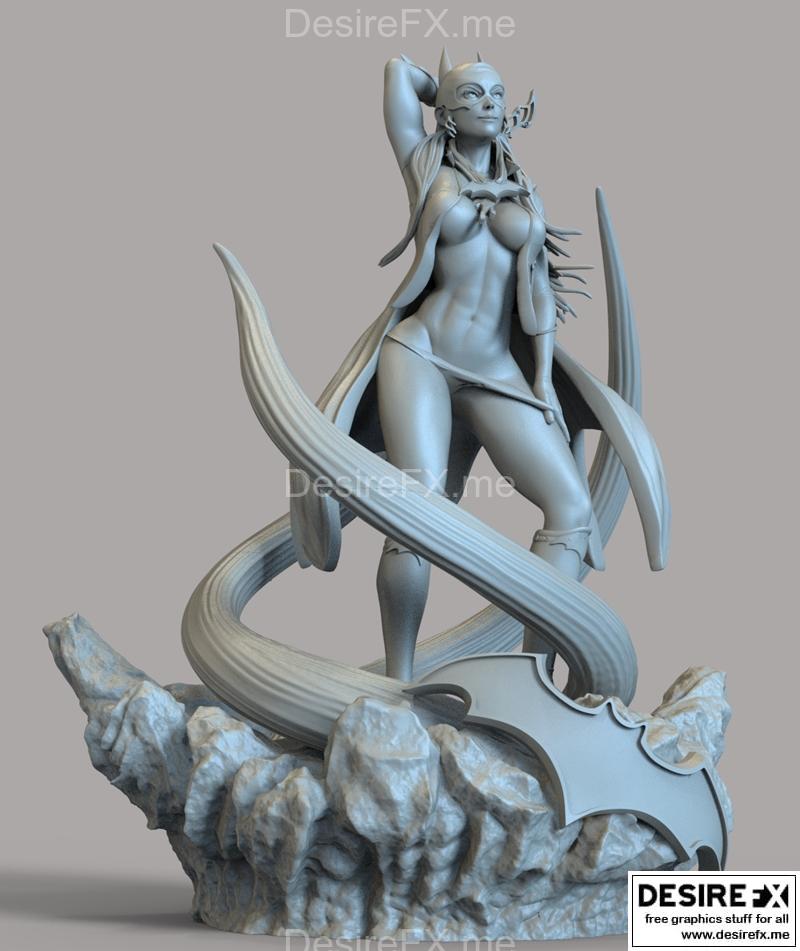 蝙蝠女孩3D打印模型|Batgirl – 3D Print Model STL