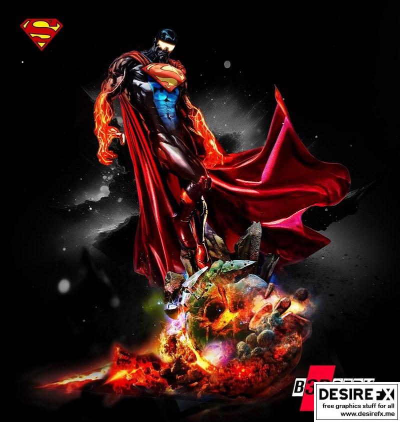 B3DSERK – 虚空清除者 – 3D打印雕像|B3DSERK – Eradicator – DC Comics – 3D Print Statue