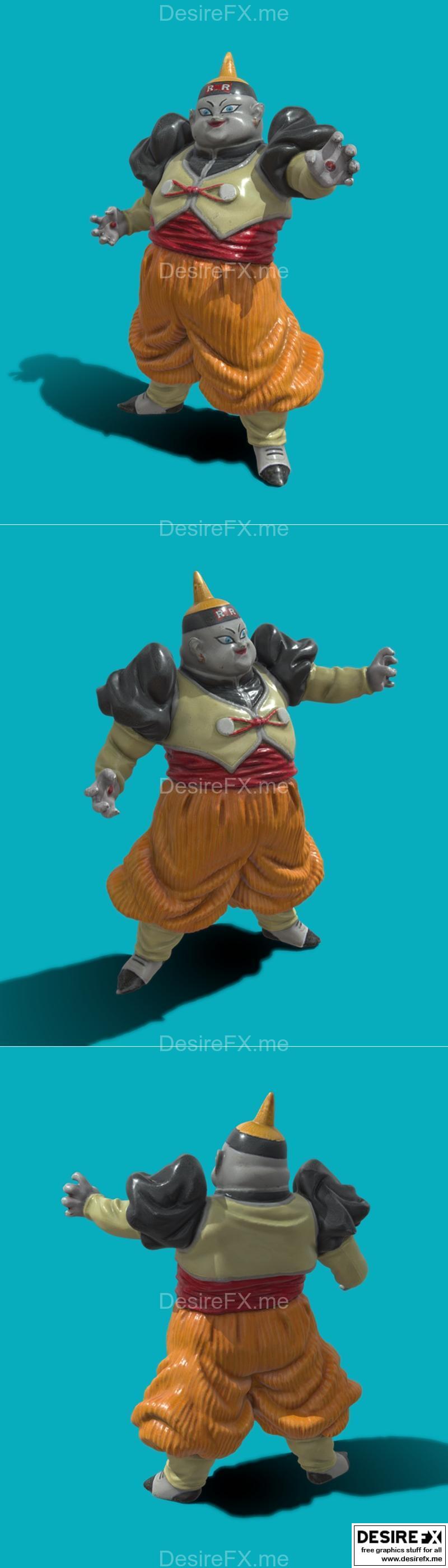 Android 19 3D打印模型 STL|Android 19 (3D-Scan) – 3D Print Model STL