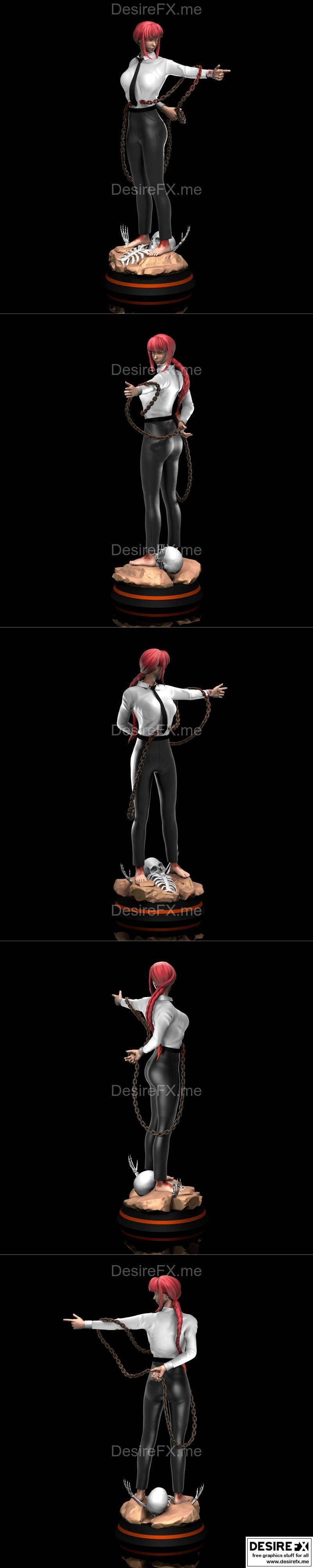 Niklevel - 魔卡少女樱 - 麻美 3D打印模型|Niklevel – Makima – 3D Print Model STL