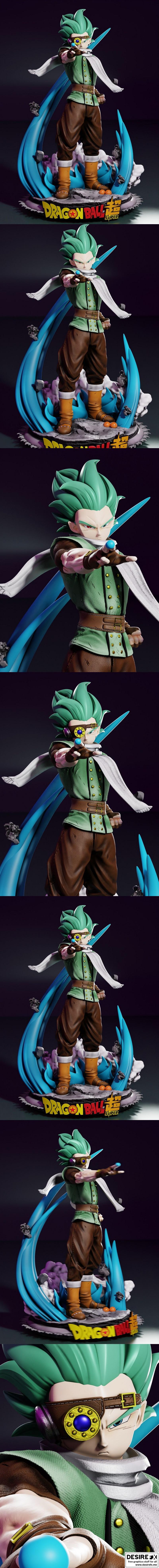 格兰诺拉——龙珠——3D打印模型|Granola – Dragon Ball – 3D Model Print