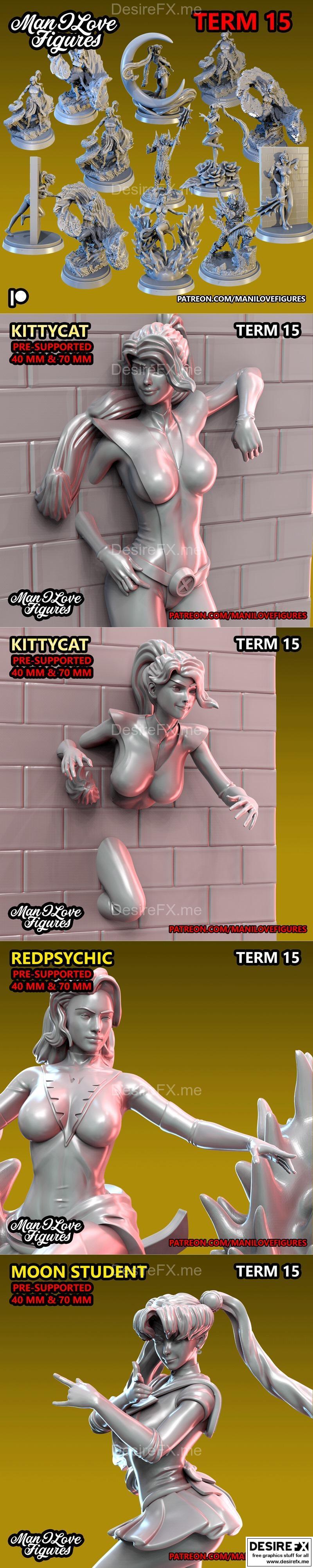 我爱的造型 - 第15期 - 3D打印模型|Man I Love Figures – Term 15 – 3D Print Model STL