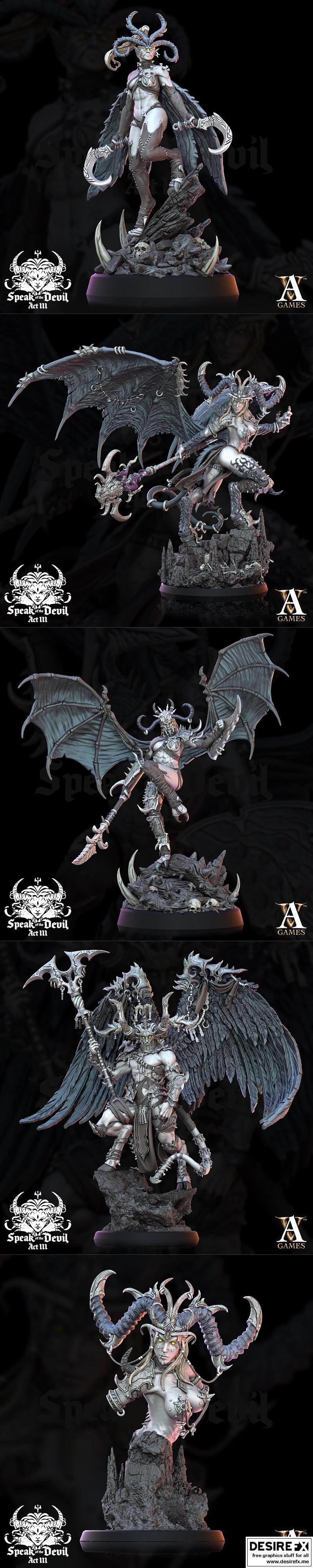 Archvillain Games《魔鬼的低语》Vol.III 3D打印模型 STL|Archvillain Games – Speak of the Devil Vol.III July 2023 – 3D Print Model STL