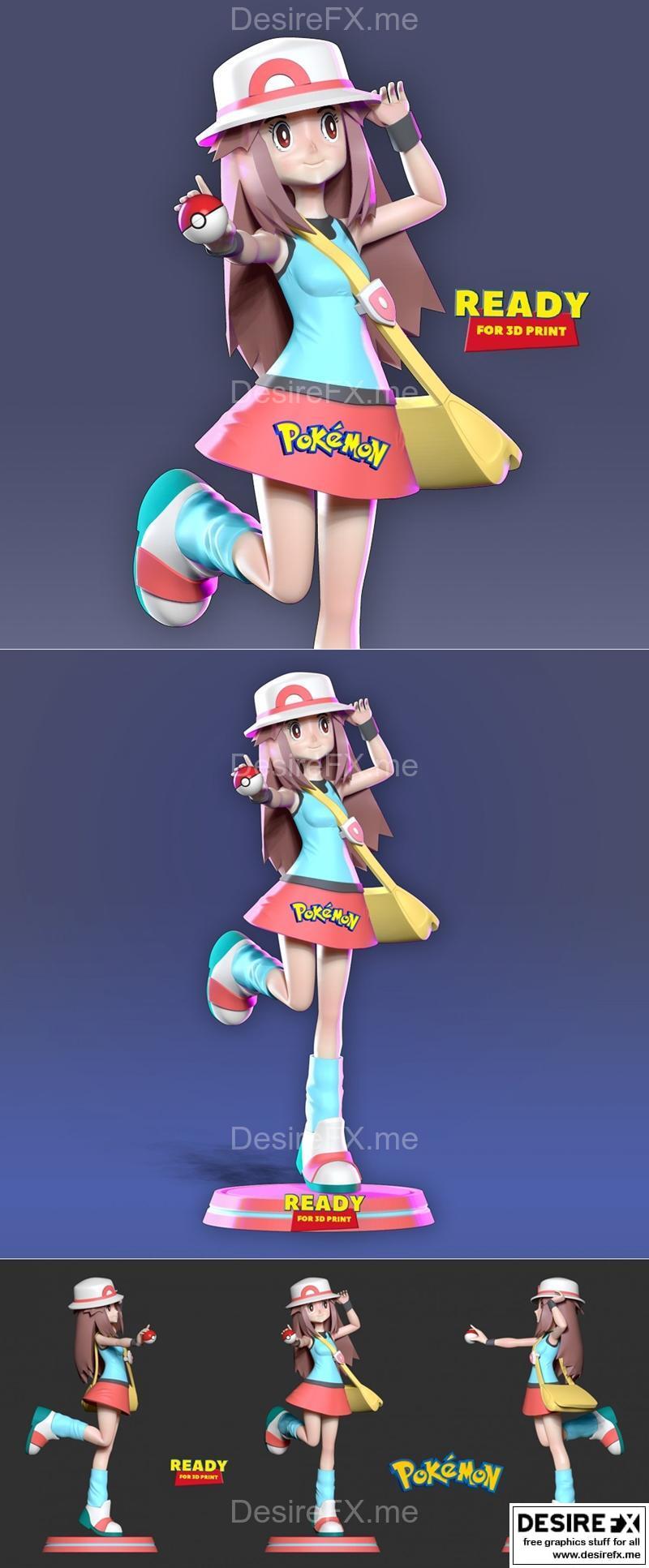 叶之宝可梦——3D打印模型|Leaf Pokemon – 3D Print Model STL