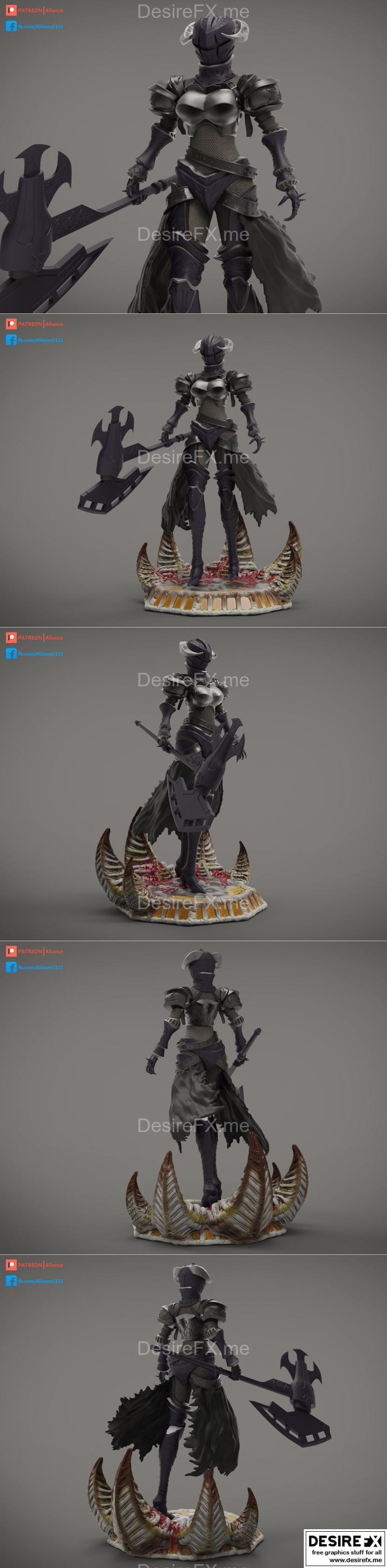 阿尔法装甲 – 3D打印模型|Albedo Armor – 3D Print Model STL