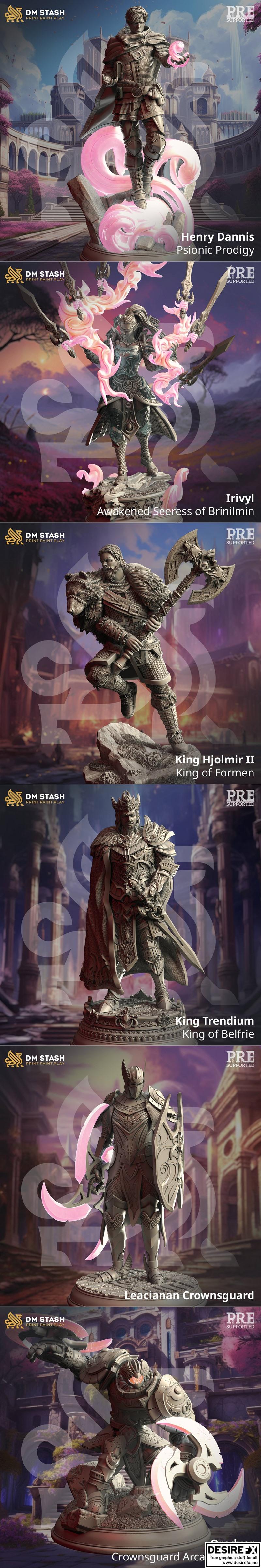 尼尔隆围城 3D打印模型|Dungeon Master Stash – Siege of Nirloom June 2023 – 3D Print Model STL