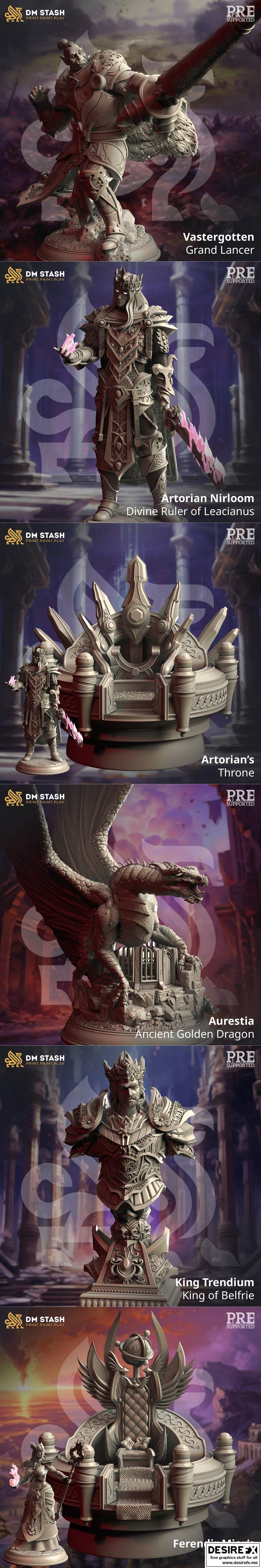 尼尔隆围城 3D打印模型|Dungeon Master Stash – Siege of Nirloom June 2023 – 3D Print Model STL