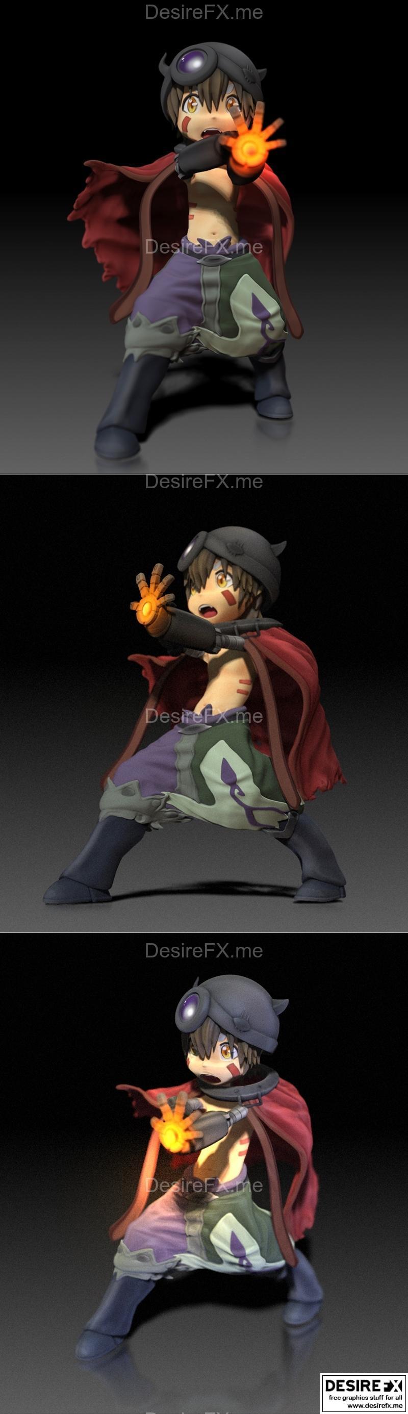 深渊之下 3D打印模型 figurine|Reg – Made in Abyss Anime HD model-action figurine – 3D Print Model STL