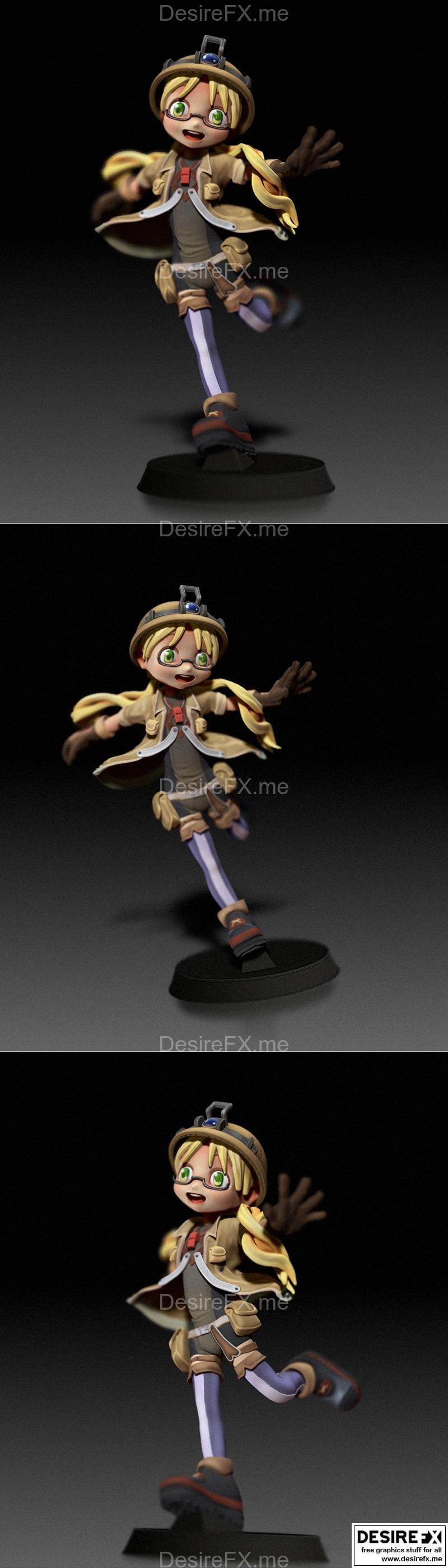 Riko - 《深渊之下》动漫3D打印模型|Riko – Made in Abyss Anime – 3D Print Model STL