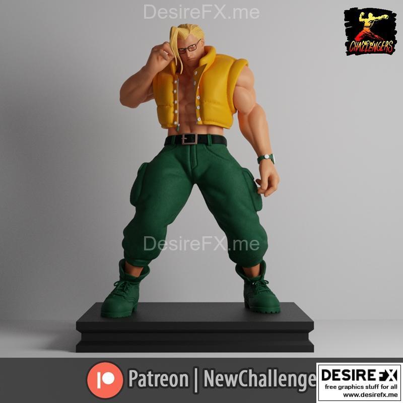 新挑战者——查理·纳什 3D打印模型|New Challengers – Charlie Nash – 3D Print Model STL