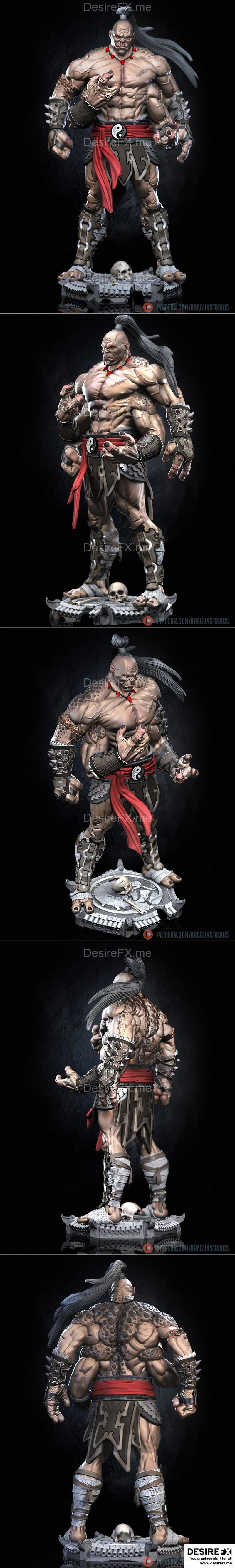 Prince Goro 3D打印模型|Prince Goro Fanart – 3D Print Model STL