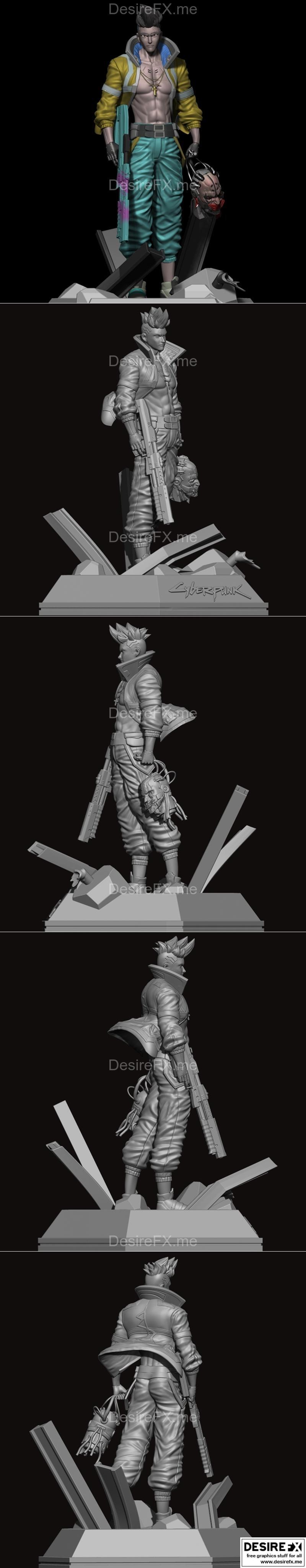 大卫马丁内斯粉丝艺术 3D打印模型 STL|David Martinez Fan Art – 3D Print Model STL