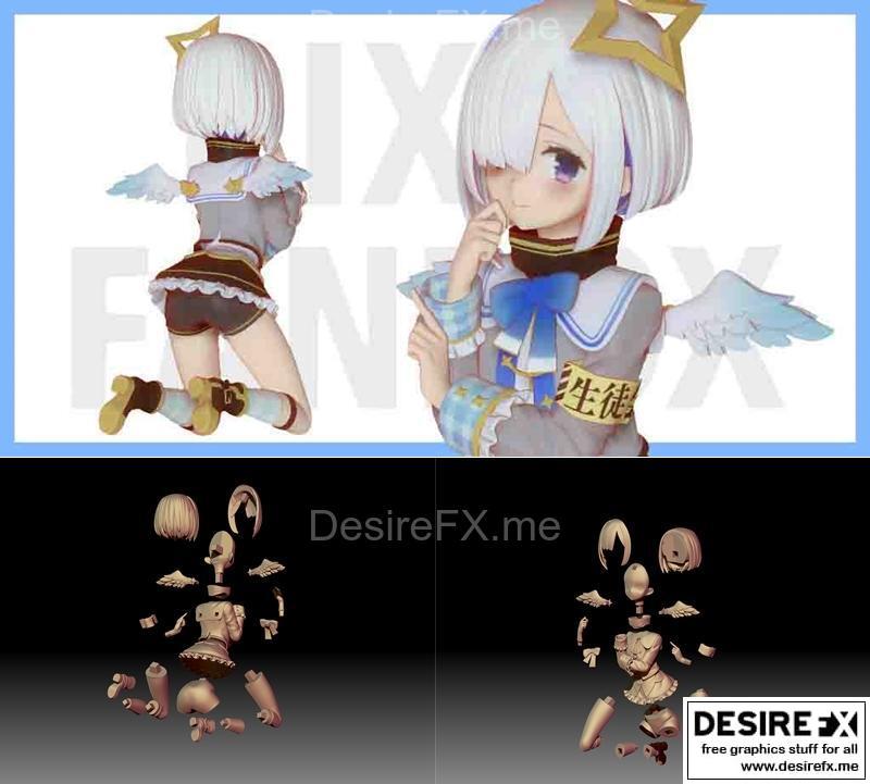 Amane Kanata 3D打印模型|Amane Kanata – 3D Print Model STL