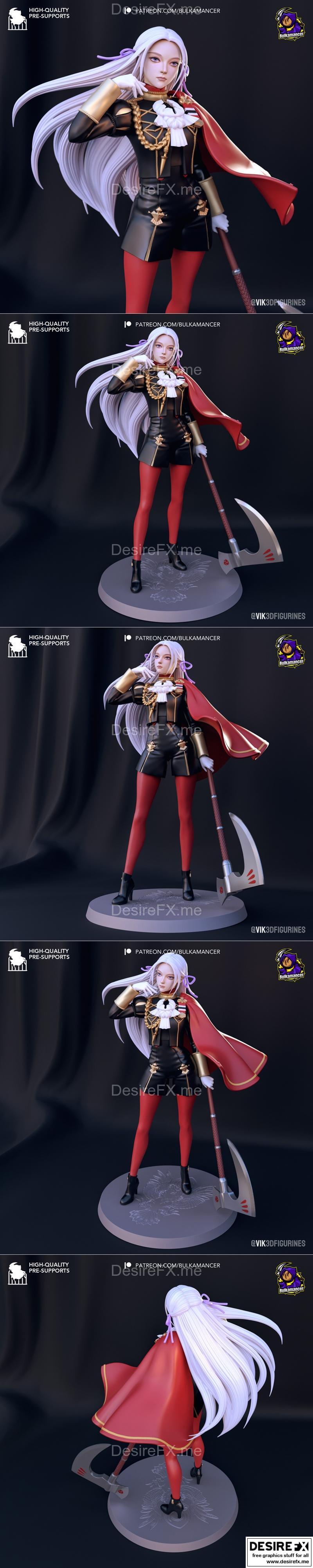 Bulkamancer雕塑 - 炽焰学生 - 3D打印模型|Bulkamancer Sculpts – Fiery Student – 3D Print Model STL