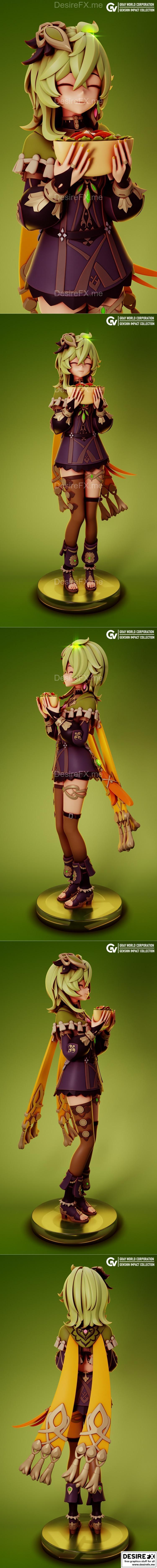 Collei 3D打印模型|Collei – 3D Print Model STL