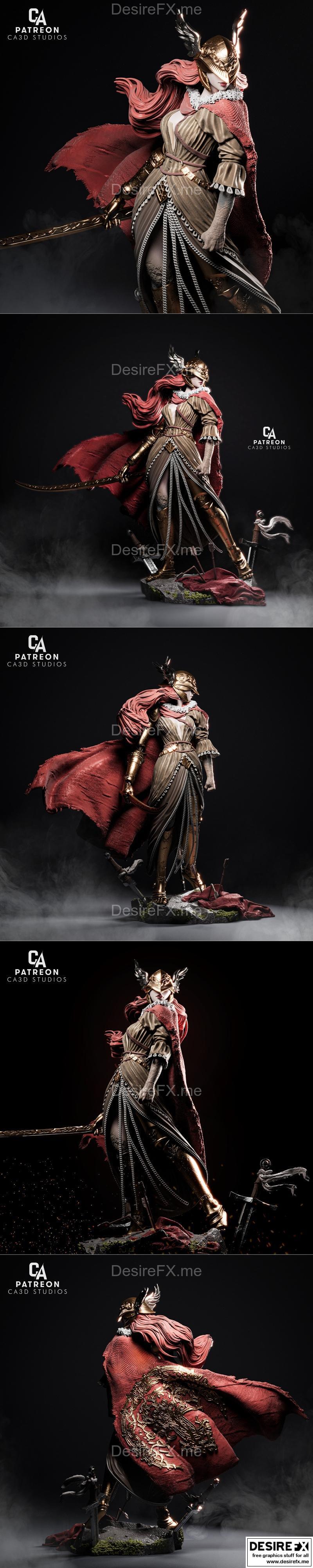 Ca 3D Studios - 马伦亚 - 3D打印模型|Ca 3d Studios – Malenia – 3D Print Model STL