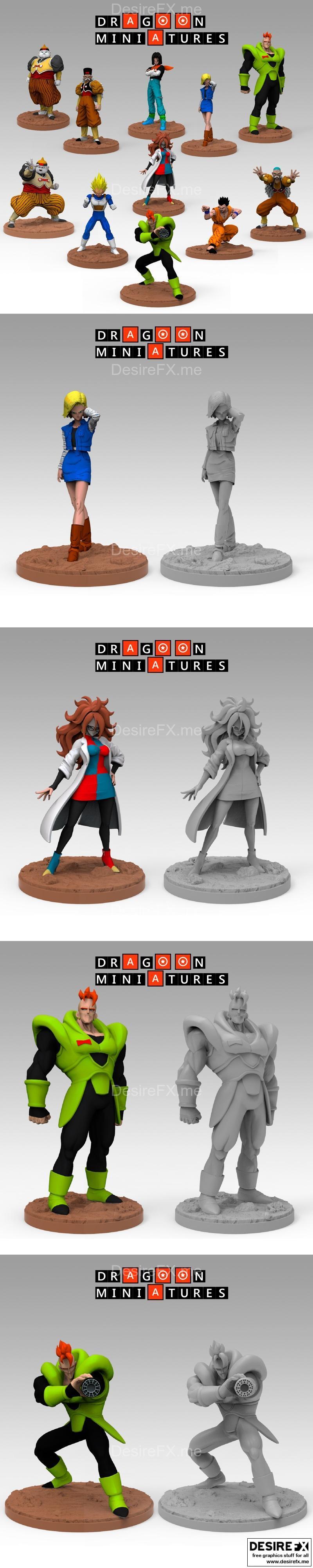 龙族迷你模型——安卓传奇 第11季 3D打印模型 STL|Dragoon Miniatures – Android Saga Begins Term 11 – 3D Print Model STL