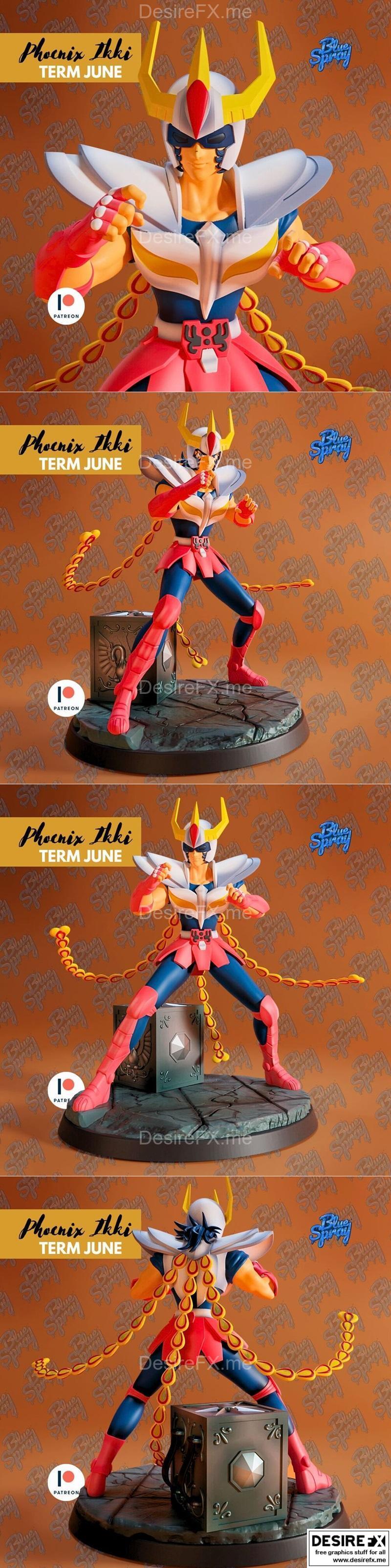 凤凰伊基3D打印雕塑模型|Phoenix ikki Sculpture – 3D Print Model STL