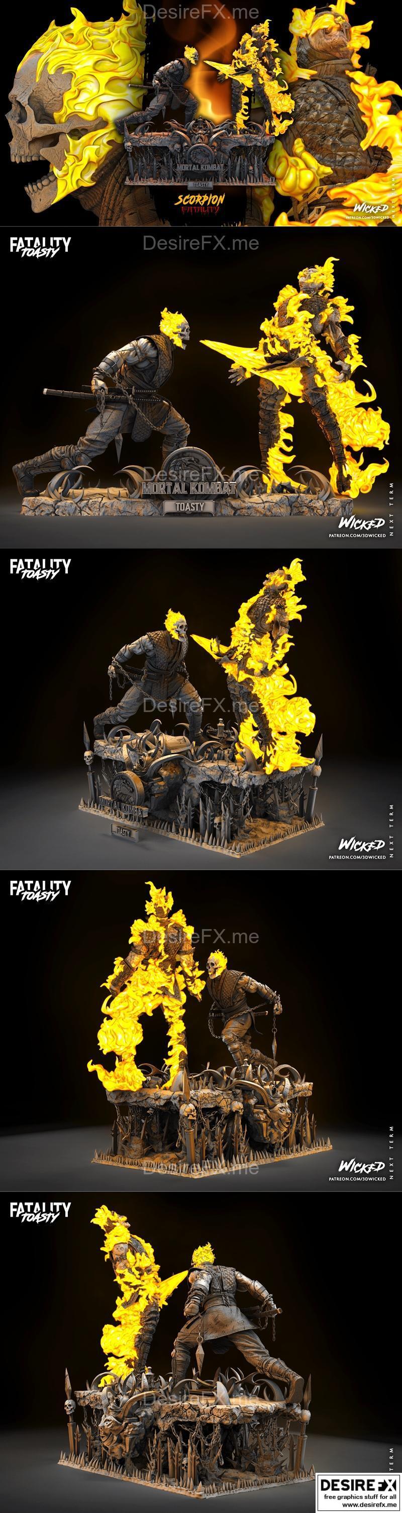 WICKED - MK迪奥拉玛基地 可打印3D模型|WICKED – MK Diorama Base Toasty – 3D Print Model STL