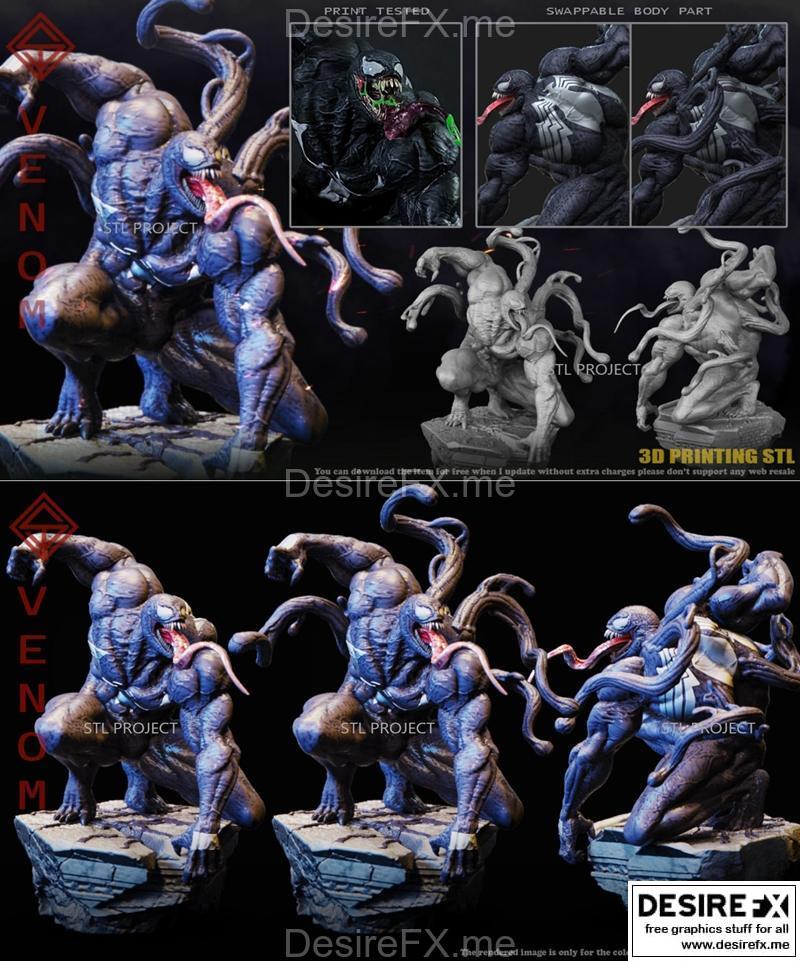 Venom 3D打印模型|Venom – 3D Print Model STL