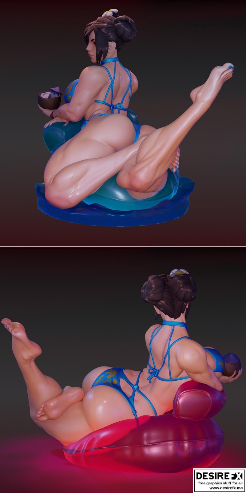 春丽 - E.S怪物 - 3D打印模型|Chun Li – E.S Monster – 3D Print Model STL