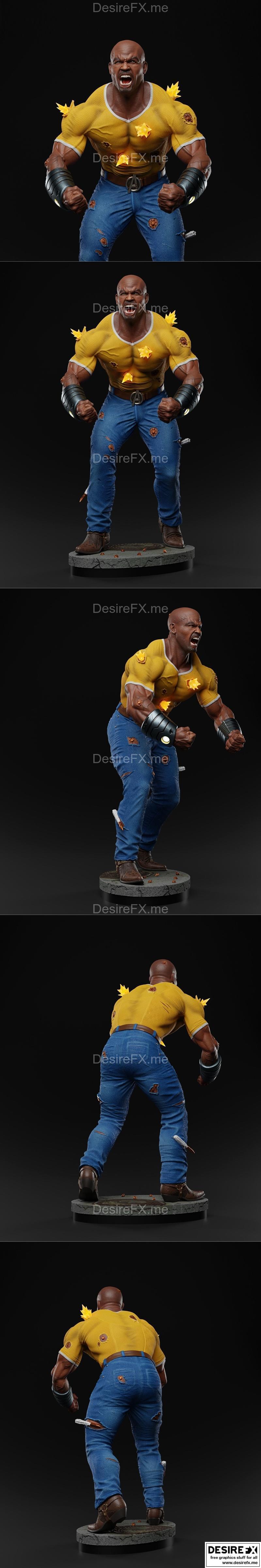 卢克·凯奇 3D打印模型|Luke Cage – 3D Print Model STL