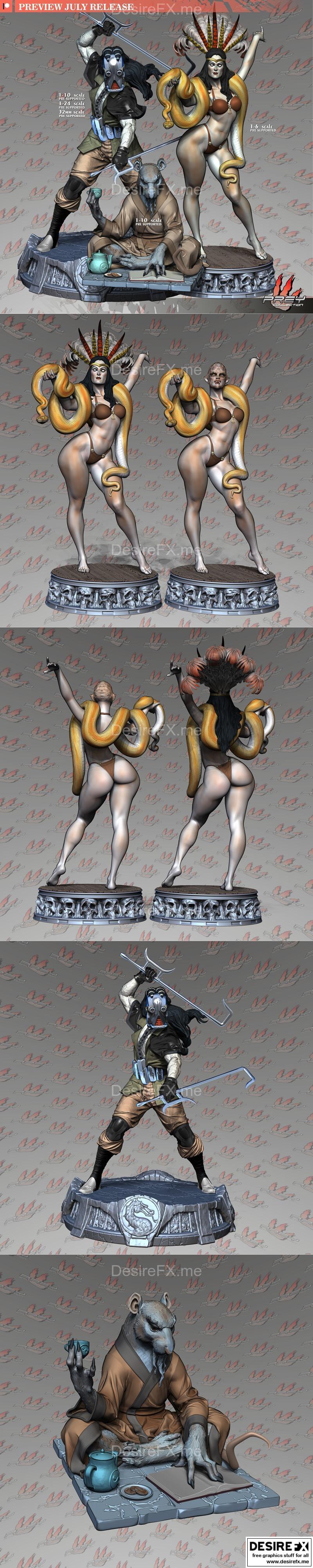 PREY Collection Studio 2023七月新品：动漫游戏角色3D打印模型STL|PREY Collection Studio July 2023 – 3D Print Model STL