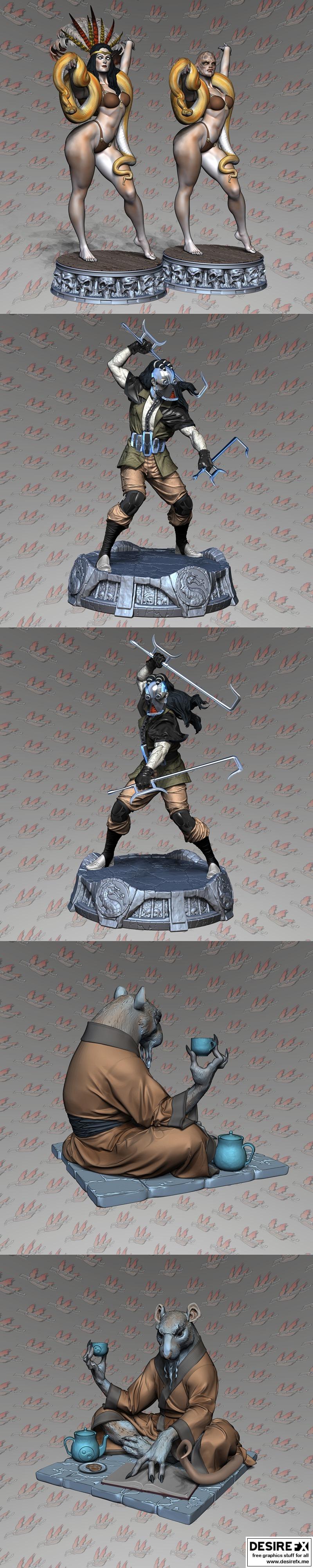 PREY Collection Studio 2023七月新品：动漫游戏角色3D打印模型STL|PREY Collection Studio July 2023 – 3D Print Model STL