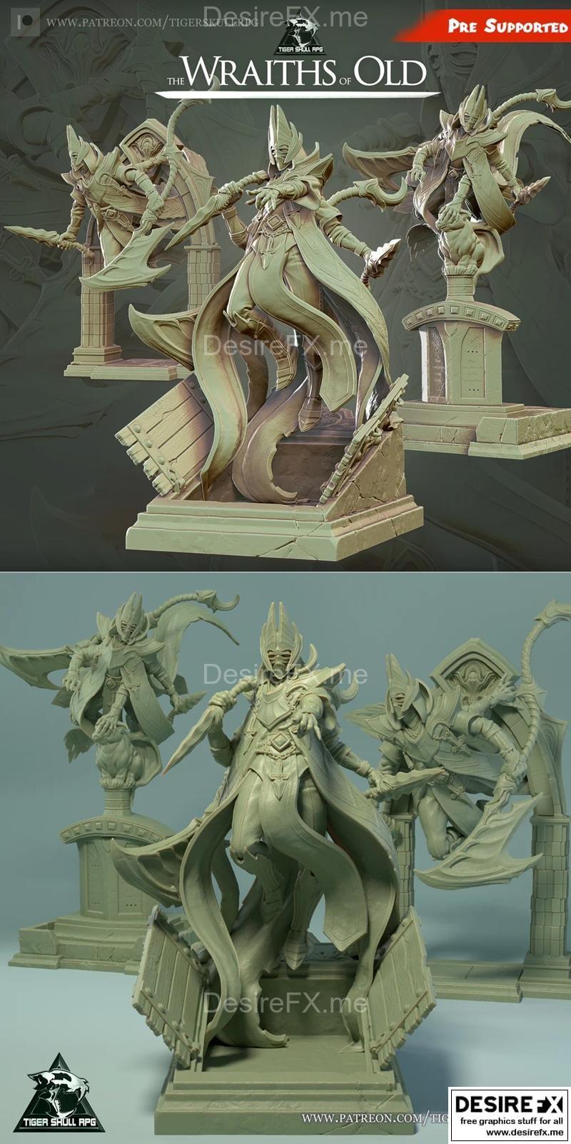古老幽影——3D打印模型|Wraiths of Old – 3D Print Model STL