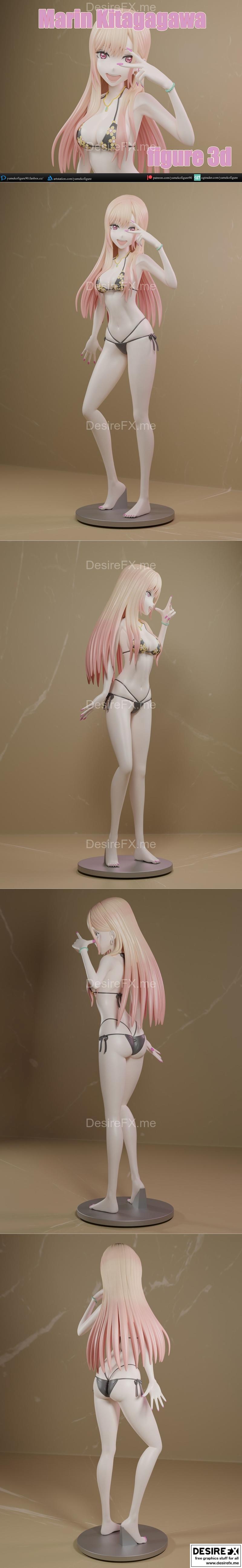 马林·高桥比基尼版3D打印模型|Marin Kitagawa bikini ver – 3D Print Model STL