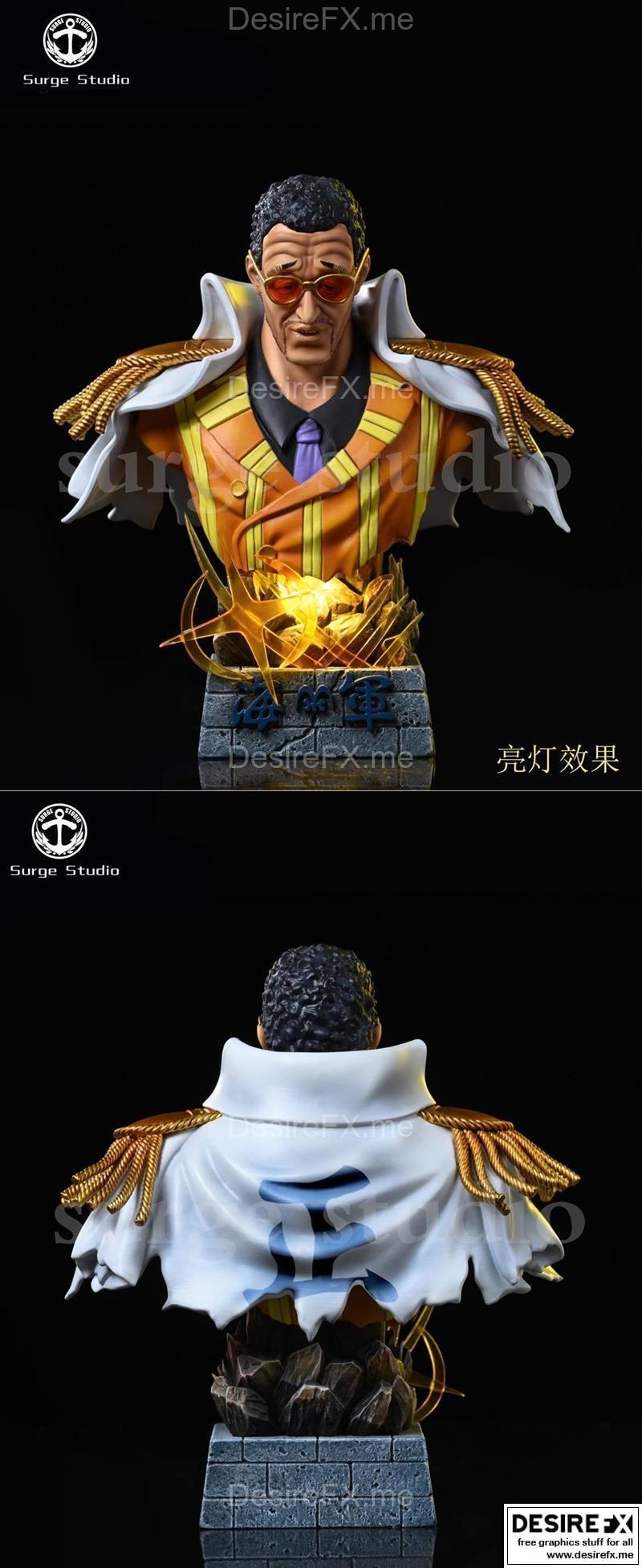《海贼王Kizaru 3D打印模型》|Kizaru One piece Bust – 3D Print Model STL