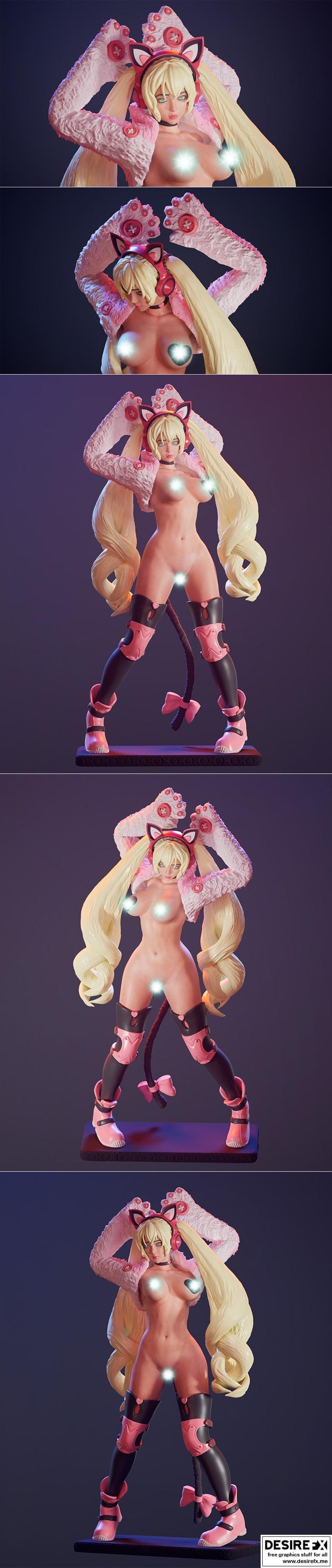 Tekkenekken Chagarin 3D打印模型|Lucky Chloe Fanart Tekkenekken Chagarin – 3D Print Model STL