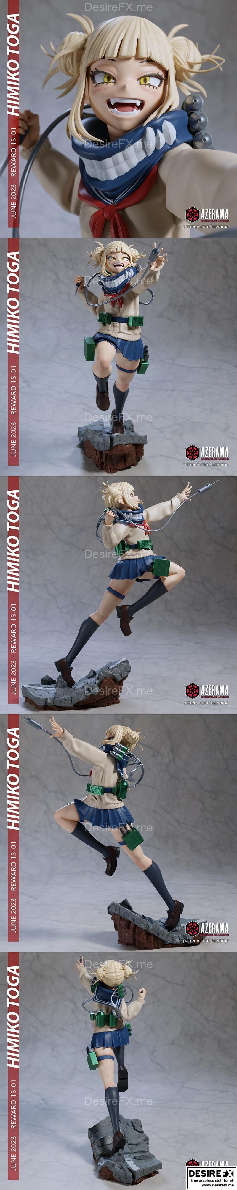 Azerama - 花咲桃子 3D打印模型|Azerama – Himiko Toga – 3D Print Model STL