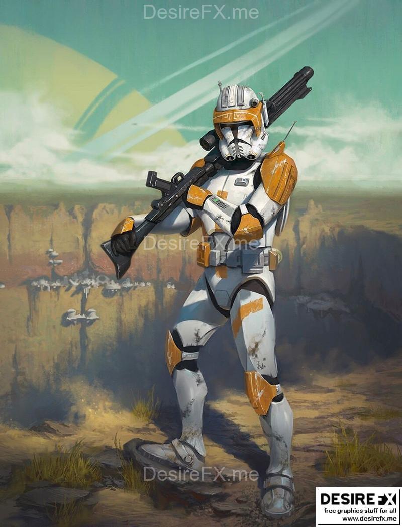 Commander Cody 3D打印模型|Custom – Commander Cody – 3D Print Model STL