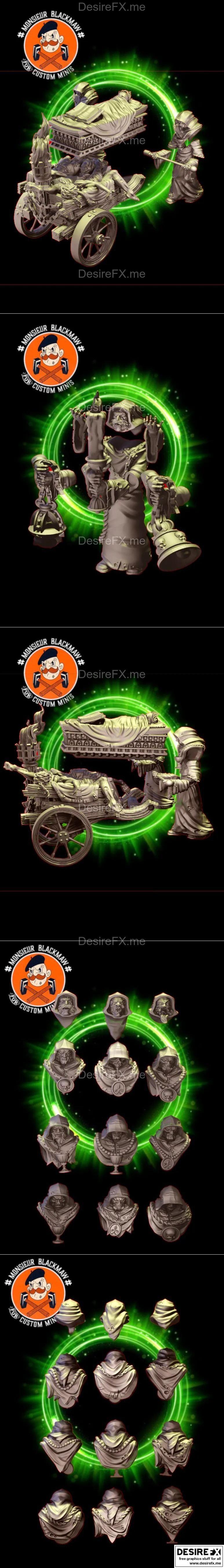 民用宗教游行 - 3D打印模型 STL|Civilian Religious Procession – 3D Print Model STL