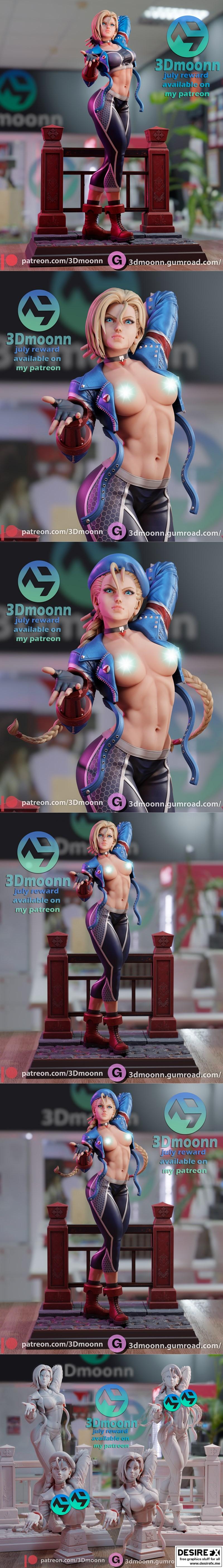 Cammy 3D打印模型|Cammy – 3Dmoonn – 3D Print Model STL