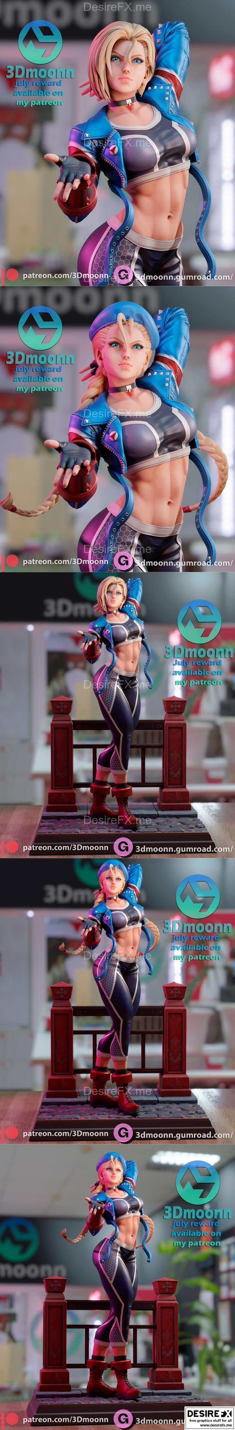 Cammy 3D打印模型|Cammy – 3Dmoonn – 3D Print Model STL