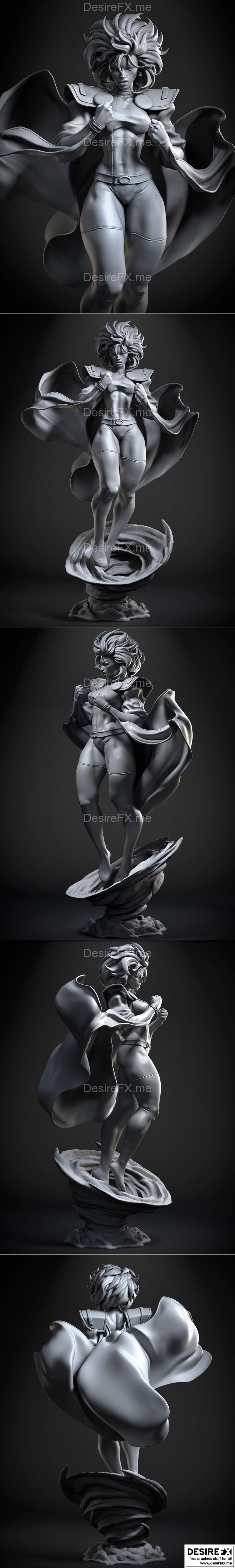 Ca 3d Studios – 风暴 – 3D打印模型|Ca 3d Studios – Storm – 3D Print Model STL