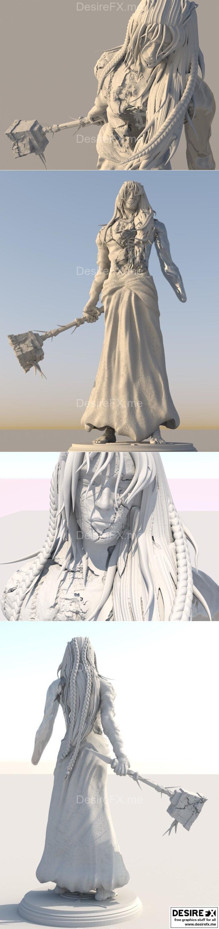 艾尔登法环 雷德加恩 3D打印模型|Elden Ring – Radagon – 3D Print Model STL