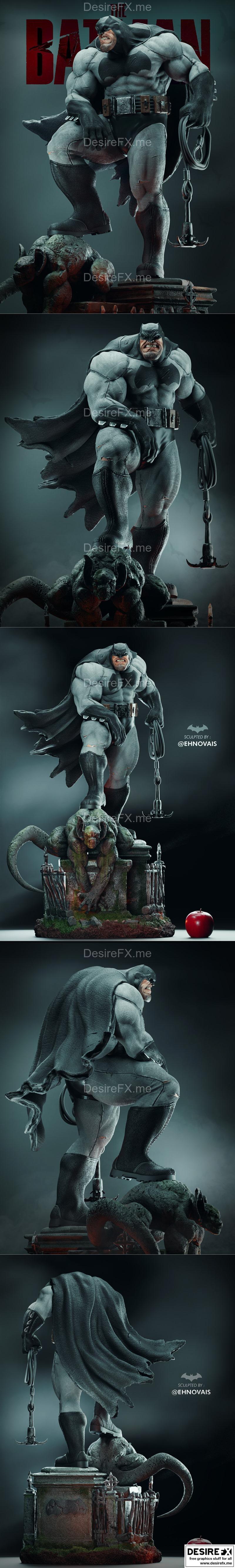 蝙蝠侠 3D打印模型|The Batman – 3D Print Model STL