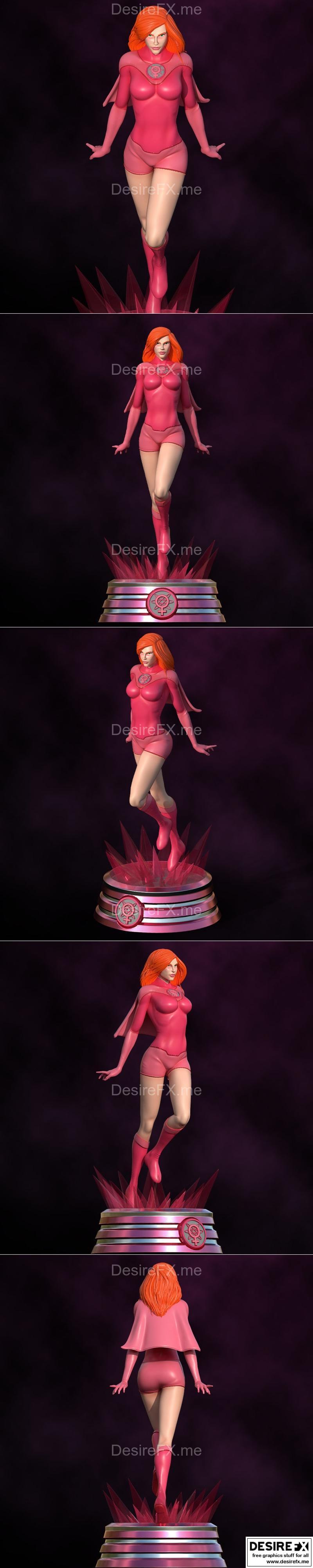 原子能少女艾娃 3D打印模型|Fanart Atom Eve – Statue – 3D Print Model STL