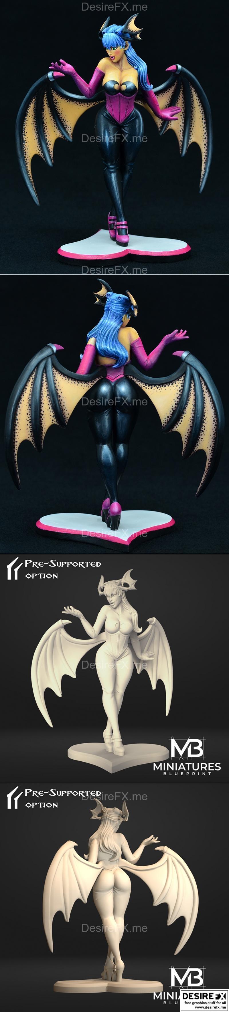 Gallantina恶魔之美 3D打印模型|Gallantina The Demon Beauty – 3D Print Model STL