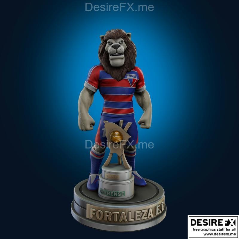 福塔莱萨3D打印模型：Mascote|Mascote – Fortaleza – 3D Print Model STL