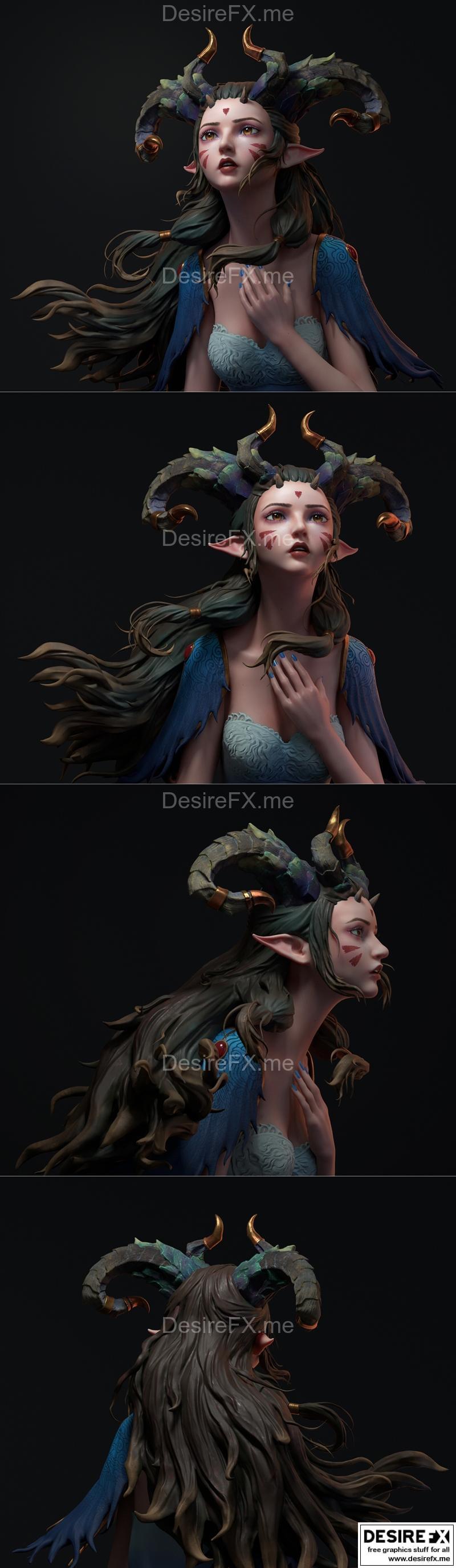 张弘月 《灵》3D打印模型|Hongyue Zhang – Spirit – 3D Print Model STL