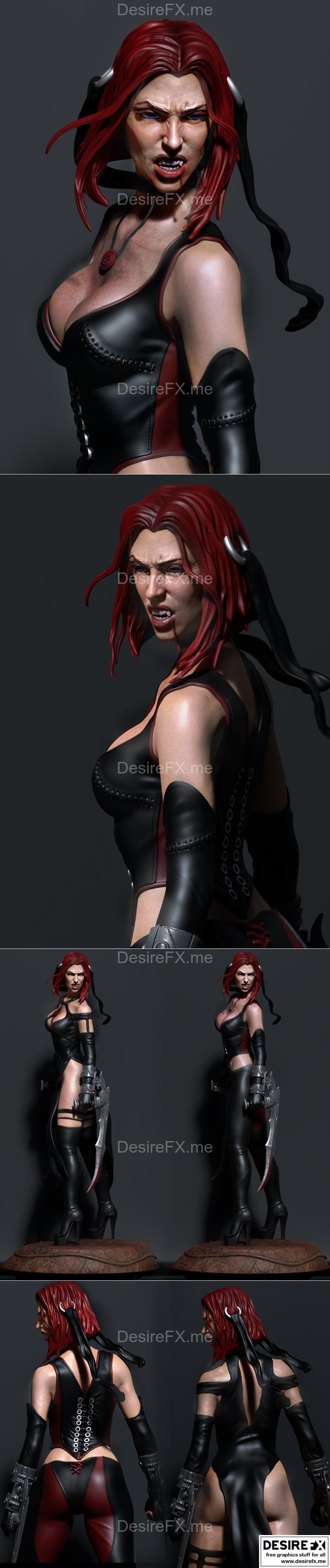 血色之刃 3D打印模型|Blood Rayne – 3D Print Model STL