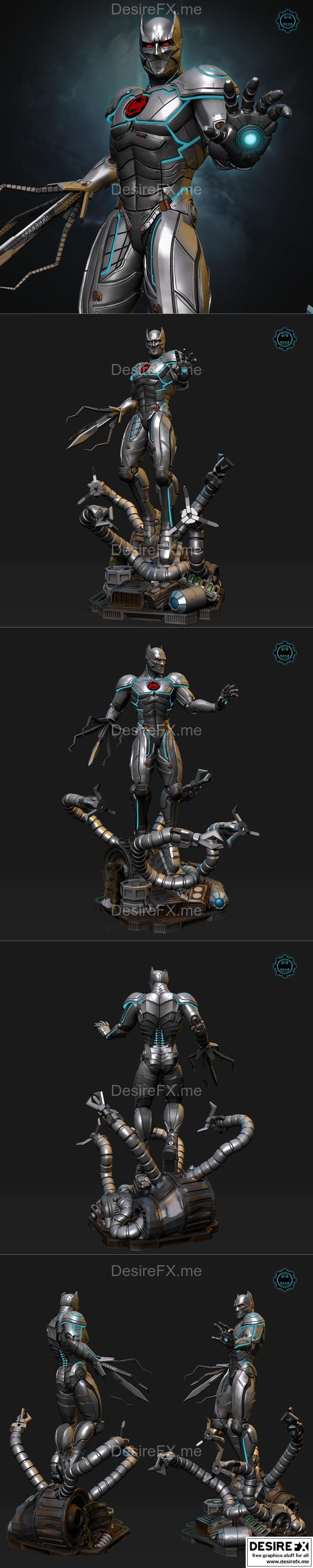 蝙蝠侠杀人机器 3D打印模型|Batman Murder Machine – 3D Print Model STL