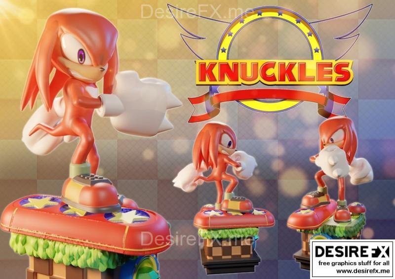 Knuckles 3D打印模型|Knuckles – 3D Print Model STL