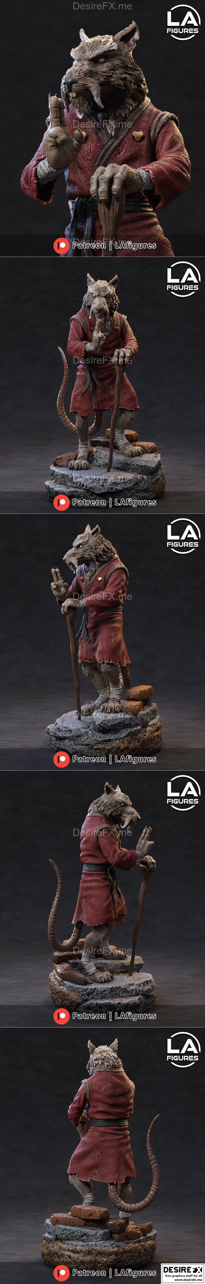 L.A. Figures-裂隙-3D打印模型|L.A. Figures – Splinter – 3D Print Model STL