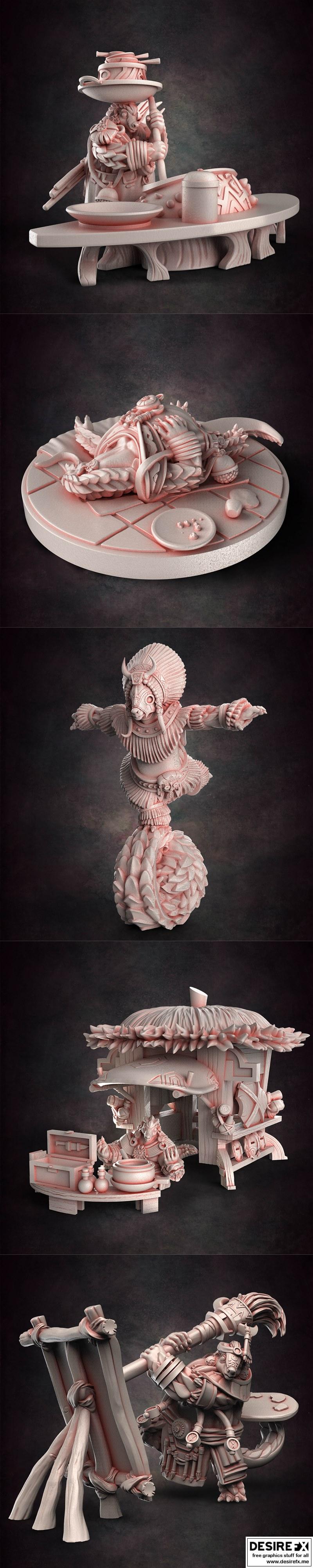 穿山甲村——3D打印模型|Pangolin Village – 3D Print Model STL